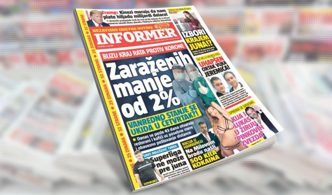 SAMO U DANAŠNJEM INFORMERU! Blizu kraja rata protiv korone: ZARAŽENIH MANJE OD 2%, vanredno stanje ukida se se u četvrtak?