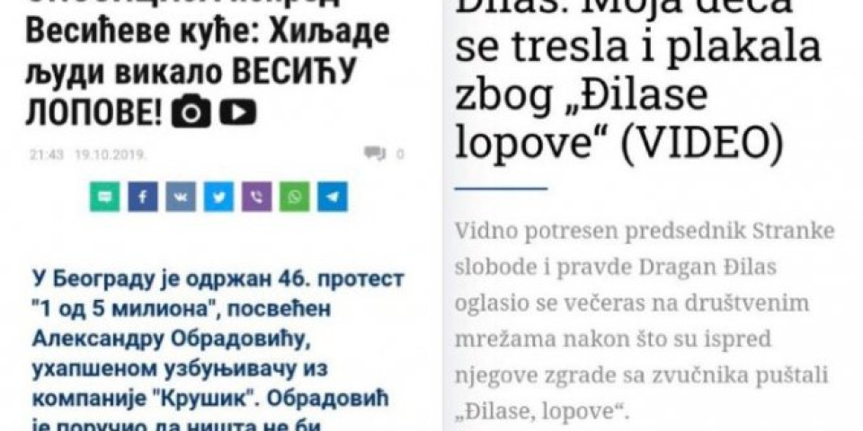 TO SE ZOVE LOŠA GLUMA! Vesić raskrinkao Đilasa: SLAO JE KRIMINALCA NA VRATA MOG STANA, ISPRED ZGRADE JE BILA KOLONA DEMONSTRANATA