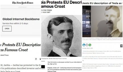 TESLA JE SRBIN! Svetski mediji preneli da je Srbija protestovala EU zbog širenja laži o srpskom naučniku!