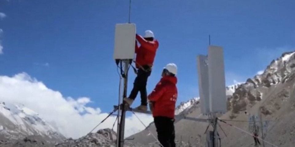 KINESKA DOMINACIJA NAD 5G TEHNOLOGIJOM! Instalirali bazne stanice na Mont Everestu na visini od 6.500 metara! (VIDEO)