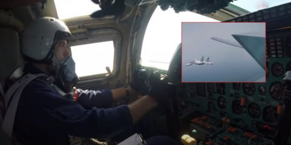 SPEKTAKULARAN SNIMAK IZ KOKPITA! Ruski bombarder iznad Crnog mora! (VIDEO)