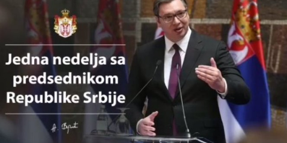 (VIDEO) JEDNA NEDELJA SA PREDSEDNIKOM SRBIJE! Vučić objavio kratak pregled svojih aktivnosti!