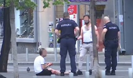 OBRAČUN U CENTRU BEOGRADA! Policija na ulici zatekla dva krvava muškarca
