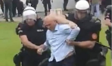 GRADONAČELNIKA VODE I MLATE KAO POSLEDNJEG KRIMINALCA! Objavljen snimak hapšenja prvog čoveka Budve Marka Carevića! (FOTO/VIDEO)