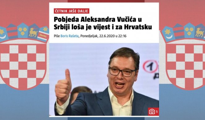 USTAŠE BESNE ZBOG VUČIĆEVE UBEDLJIVE POBEDE NA IZBORIMA: Jaka Srbija nije dobra za Hrvatsku!