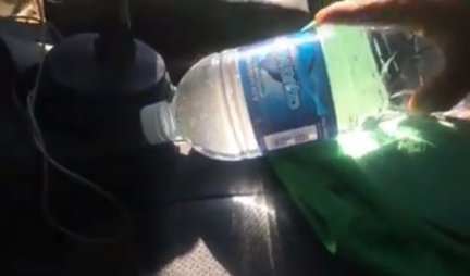 POTPUNO NEVEROVATNO! NIKAKO NE OSTAVLJAJTE flašicu sa vodom na sedištu auta - IZAZVAĆETE POŽAR! (VIDEO)