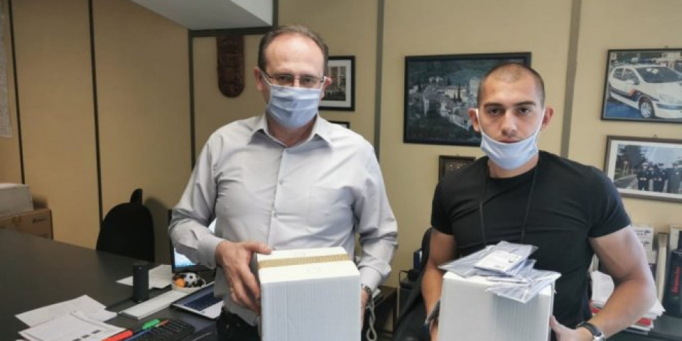 SOLIDARNOST U DOBA KORONE! Svetska Policijska Protivteroristička Organizacija CTO donirala zaštitne maske Ministarstvu unutrašnjih poslova!