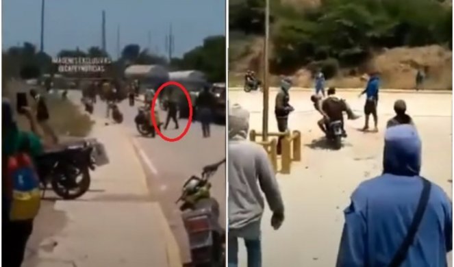 HAOS U VENECUELI ZBOG GORIVA! Pripadnik Nacionalne garde ubio mladića (19) tokom protesta! (VIDEO)