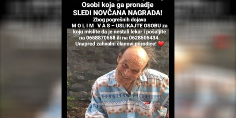 LEKAR IZ ĆUPRIJE PRONAĐEN MRTAV! Potraga trajala 48 dana!