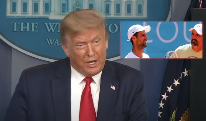 (VIDEO) TRAMP OBJAVIO SNIMAK! Američki predsednik je imao šta da poruči teniskom virtouzu!