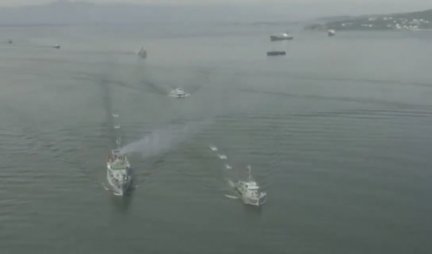 MORSKI POVETARAC 2020 UZBURKAO CRNO MORE! Velike vojne vežbe ruske Crnomorske flote! (VIDEO)