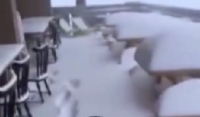 NEVEROVATNO! Sneg u Italiji usred leta (Video)
