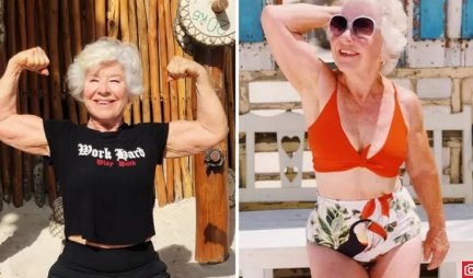 (FOTO) BAKA (74) SMRŠALA 30 kg, prestala da pije LEKOVE i postala prava FITNES INFLUENSERKA!