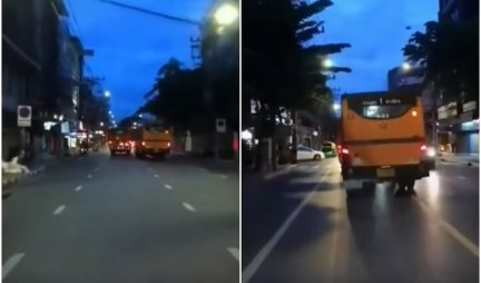 SCENA KAO IZ HOROR FILMA! Vozači se trkali, preživeli putnici bežali iz autobusa! (VIDEO)