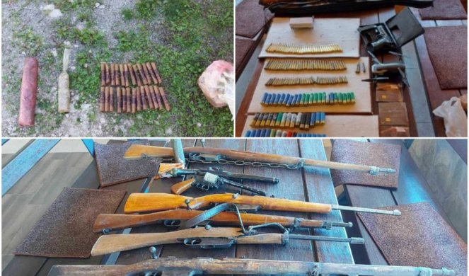 DAN PRED IZBORE U CRNOJ GORI: U kampu Kljajevića luka pronađena veća količina eksploziva, oružja i municije! (FOTO)