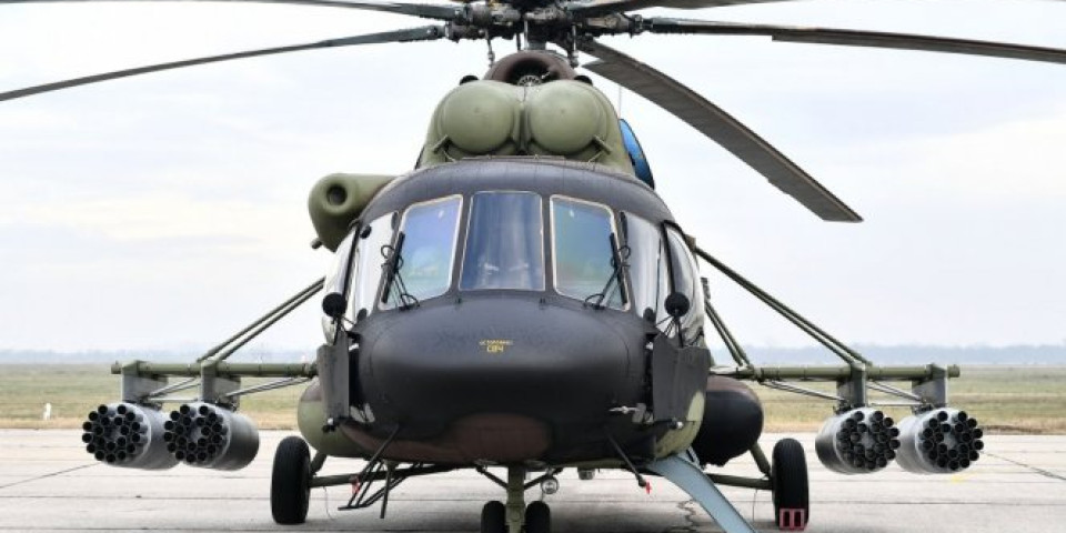 (FOTO) NAMENJEN JE ZA REALIZACIJU BROJNIH ZADATAKA! Helikopteri Mi-17V5 iz Rusije ojačali Ratno vazduhoplovstvo