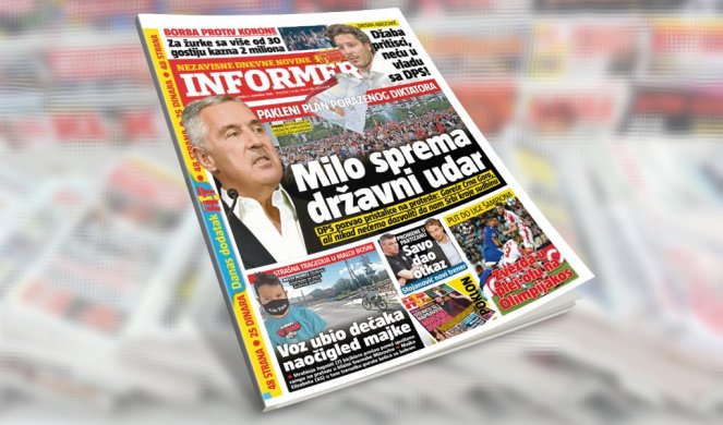 SAMO U DANAŠNJEM INFORMERU! PAKLENI PLAN PORAŽENOG DIKTATORA Milo sprema državni udar