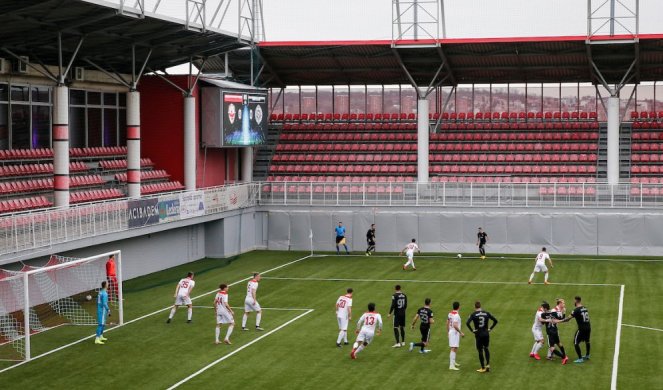 (FOTO) "GROBARI" POLUDELI OD BESA, "DELIJE" LIKUJU! Voždovac se SUROVO našalio s Partizanom!