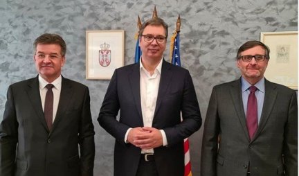 Vučić se danas sastaje sa Lajčakom i Palmerom!