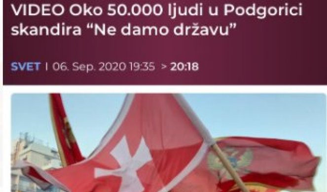 DOK IZ PODGORICE UZVIKUJU "GONI SRBE", Đilasovi mediji brane Milovu vlast po svaku cenu! A što lažu, to je tek posebna priča! (FOTO)