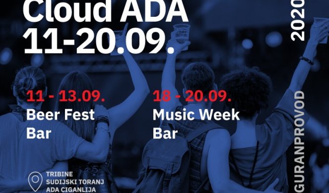 CLOUD ADA: muzički bar na otvorenom uz poštovanje svih mera