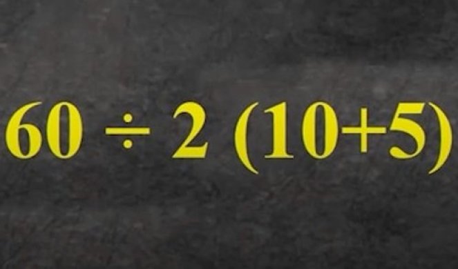 Ovaj ZADATAK zadao je muku mnogima! Da li vi umete da ga rešite? PRISETITE SE MATEMATIČKIH PRAVILA!