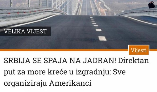 SRBIJA IZLAZI NA MORE! Hrvatski mediji sa velikom pažnjom prate uspehe Srbije i predsednika Vučića!