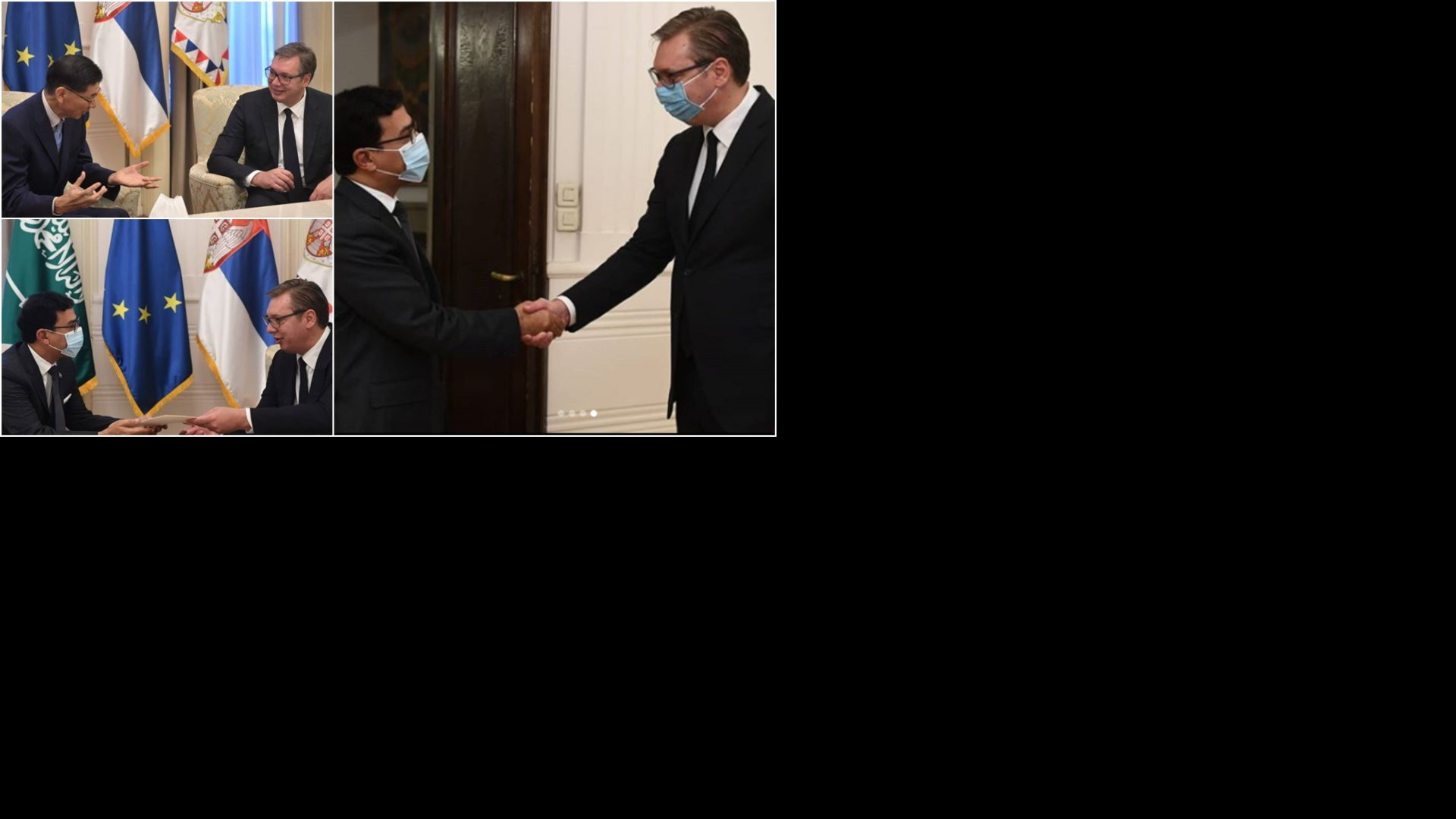 OPROŠTAJNE POSETE! Vučić sa ambasadorom Japana i ambasadorom Kraljevine Saudijske Arabije