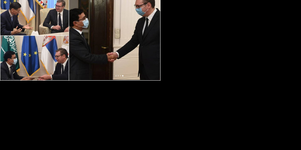 OPROŠTAJNE POSETE! Vučić sa ambasadorom Japana i ambasadorom Kraljevine Saudijske Arabije