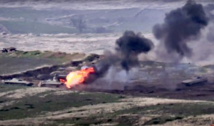 (VIDEO) PRVI SNIMCI UŽASA! Jermenija oborila dva azerbejdžanska helikoptera, pogođeni i tenkovi