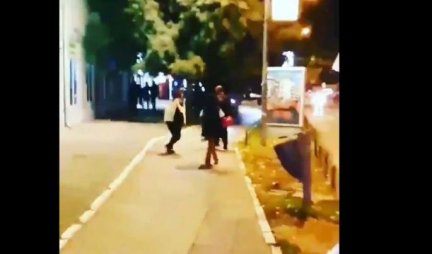 ŠOK VIDEO IZ NOVOG SADA! Brutalni obračun dve žene i muškarca nasred ulice!