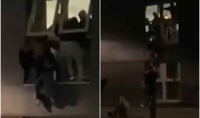 (VIDEO) POLICIJA RASTURILA KORONA ZABAVU, PA NASTAO HAOS! Studenti snimjeni kako skaču kroz prozor!