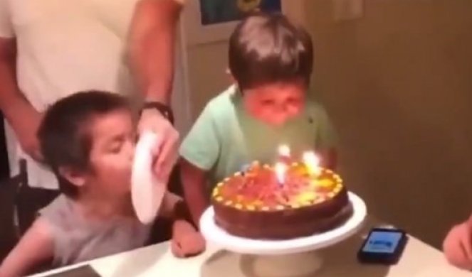 (VIDEO) Još jedan snimak sa dečijeg rođendana koji je sve šokirao: POTEZ OVOG TATE JE POSEBNA PRIČA