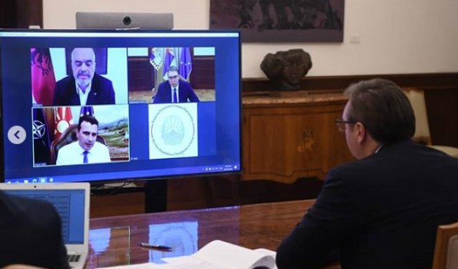 ZAVRŠEN SASTANAK VUČIĆA, ZAEVA I RAME PUTEM VIDEO-LINKA: Obnovljena inicijativa za saradnju!