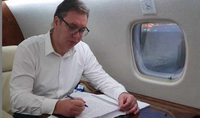 PREDSEDNIK VUČIĆ KRENUO U CRNU GORU! (FOTO)