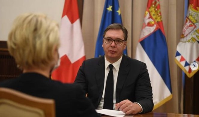 SRBIJA I ŠVAJCARSKA NIKAD PRISNIJE! Aleksandar Vučić se sreo sa Izabel More!