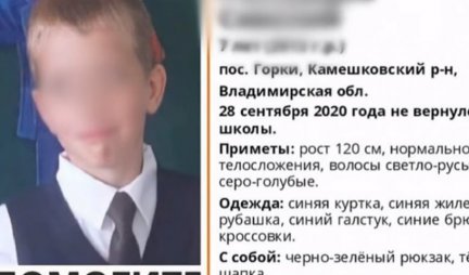 OKONČANA DRAMA KOJA JE DIGLA RUSIJU NA NOGE! Dečak (7) nestao pre dva meseca, prevrnuli nebo i zemlju, pronašli ga samo 20 km od kuće! (VIDEO)