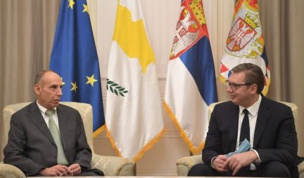 KIPAR ISKREN PRIJATELJ SRBIJE! Vučić primio u oproštajnu posetu ambasadora Konstantinosa Elijadisa