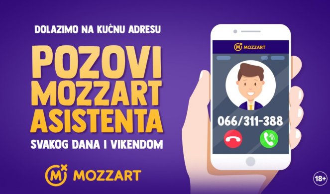 Pozovi Mozzart asistenta – uplati avans sa kućnog praga!