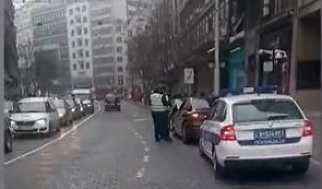 PAŽNJA, NOSI PAUK! Beograđani, ako ste pomislili da se ovde parkirate, NIKAKO TO NE RADITE! /VIDEO/