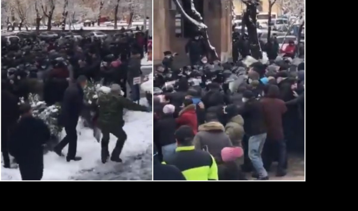 BLOKADA VLADE U JEREVANU! Policija hapsi demonstrante! (VIDEO)