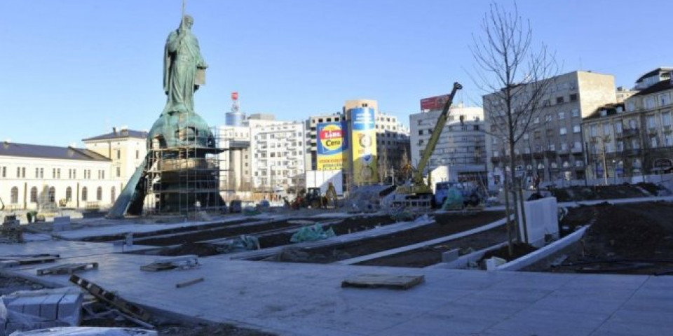 BEOGRAD POSTAJE METROPOLA! Vesić: Radovi na Savskom trgu biće završeni 25. januara, spomenik Stefanu Nemanji će biti atrakcija! /VIDEO/