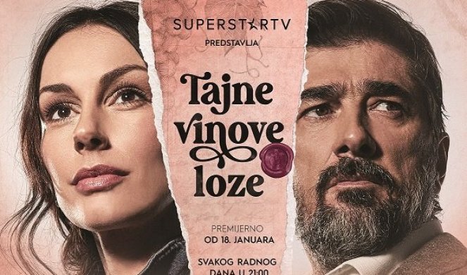 Prvi trejler za srpsku TV sagu o intrigama vinarskih porodica! "Tajne vinove loze" svakog radnog dana premijerno na Superstar TV