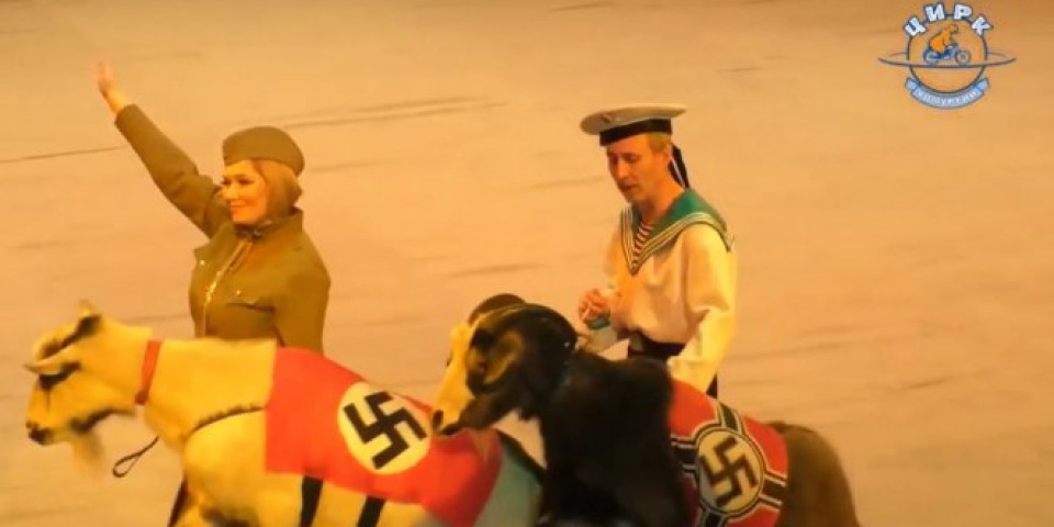 SKANDAL U RUSIJI! Nacistički simboli tokom tačke u cirkusu u Rusiji /video/
