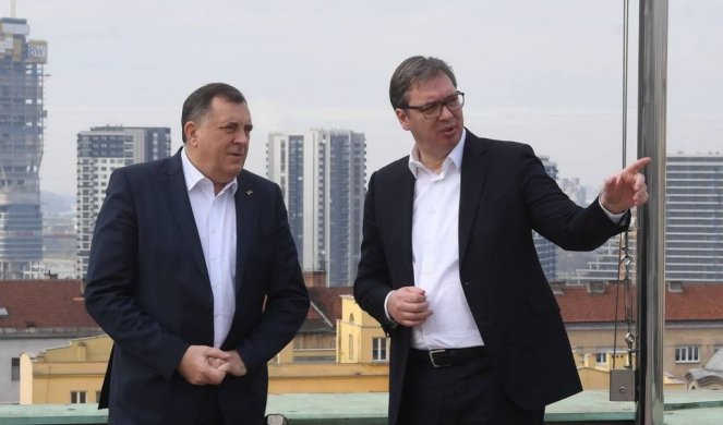 DOGOVORILI SMO DALJU SARADNJU SRBIJE I SRPSKE! Vučić razgovarao sa Dodikom u Predsedništvu Srbije! Foto/Video