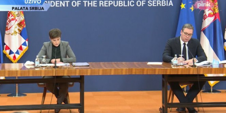 Vučić i Brnabić sa predstavnicima zdravstvenih insitutucija