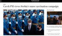 VAŠINGTON POST O POSETI BABIŠA NAŠOJ ZEMLJI: Srbija je DRUGA U EVROPI u vakcinaciji ZAHVALJUJUĆI RUSKIM I KINESKIM VAKCINAMA!