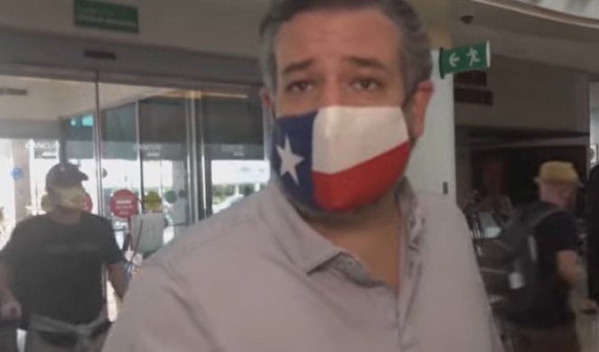 ŽENA RAZOTKRILA LAŽI BIVŠEG PREDSEDNIČKOG KANDIDATA! Teksaški senator Ted Kruz u toplom Kankunu dok se zemlja SMRZAVA! /VIDEO/