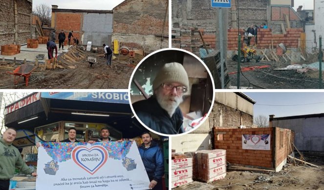 VELIKO VOŽDOVAČKO SRCE GRADI KELETOVU KUĆU! Iz pepela izrasli su zidovi, uskoro će i pod krov stići, ČUDO SE STVARNO DESILO /VIDEO/