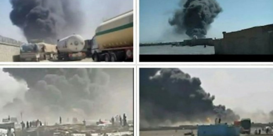 EKSPLOZIJA NA GRANICI IRANA I AVGANISTANA! Zapalilo se 150 tona goriva! /VIDEO/